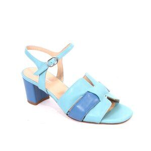 Gianni Ferrante 775 Multicolor Leather Slingbacks Heels Sandals